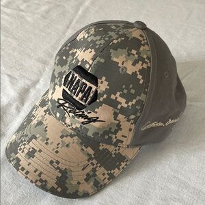 Napa Racing camo hat Chase Elliot &  Ron Capps NASCAR Fallen Heroes